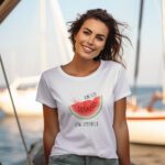 Majica "Ajme Lito, Ajme Lubenica" s akvarel lubenicom – #Mistique #MistiqueStyle