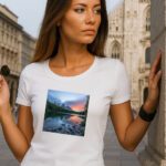 majica s personaliziranom fotografijom i artističkim obrubom #Mistique #MistiqueStyle #tvojaslika #personaliziranapoklonmajica