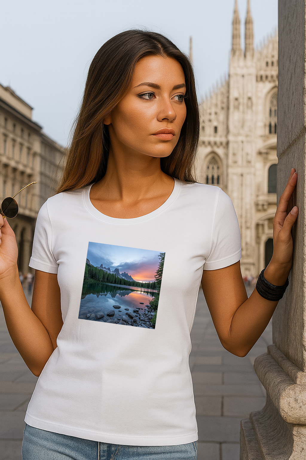 majica s personaliziranom fotografijom i artističkim obrubom #Mistique #MistiqueStyle #tvojaslika #personaliziranapoklonmajica