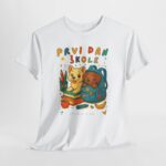 Majica s natpisom Prvi dan škole i ilustracijom psića – #Mistique #MistiqueStyle