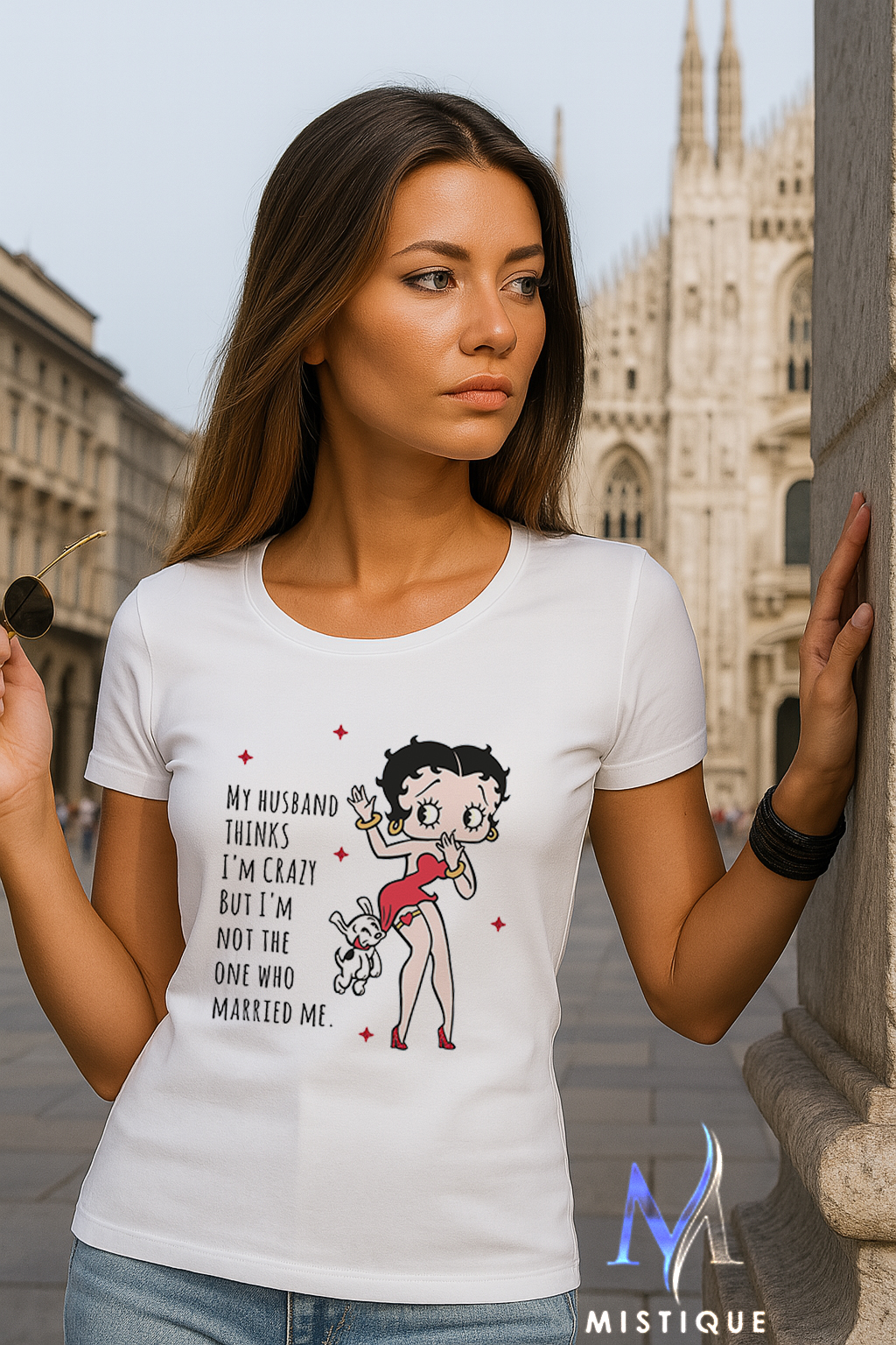 Betty Boop majica – My Husband Thinks I’m Crazy