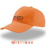 Narančasta šilterica s natpisom My Wife Is Psychotic