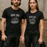 Gas do daske majica – crna bajkerska majica s moto dizajnom #Mistique #MistiqueStyle