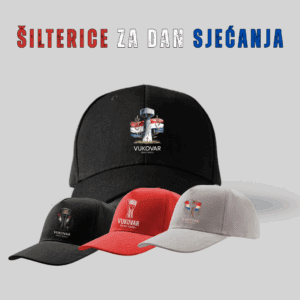 Šilterice za Dan sjećanja – Vukovar kape s motivima Grada Heroja
