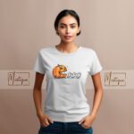 Halloween Pac-Man Pumpkin majica s bundevom i trima duhovima