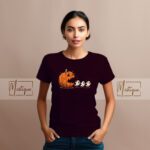 Halloween Pac-Man Pumpkin majica s bundevom i trima duhovima