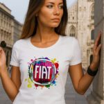 Majica FIAT ženski model s modernim logotipom