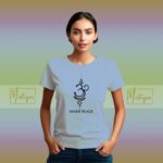 Elegantna ženska majica Inner Peace iz Mistique kolekcije, minimalistički dizajn s profinjenim linijama.