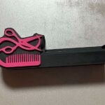 Stalak za vizitke za frizerski salon s personaliziranim imenom salona