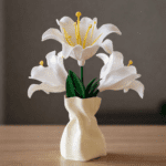3D print ljiljan u vazi dekoracija za dom