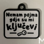 Nemam pojma gdje su mi ključevi 3D privjesak