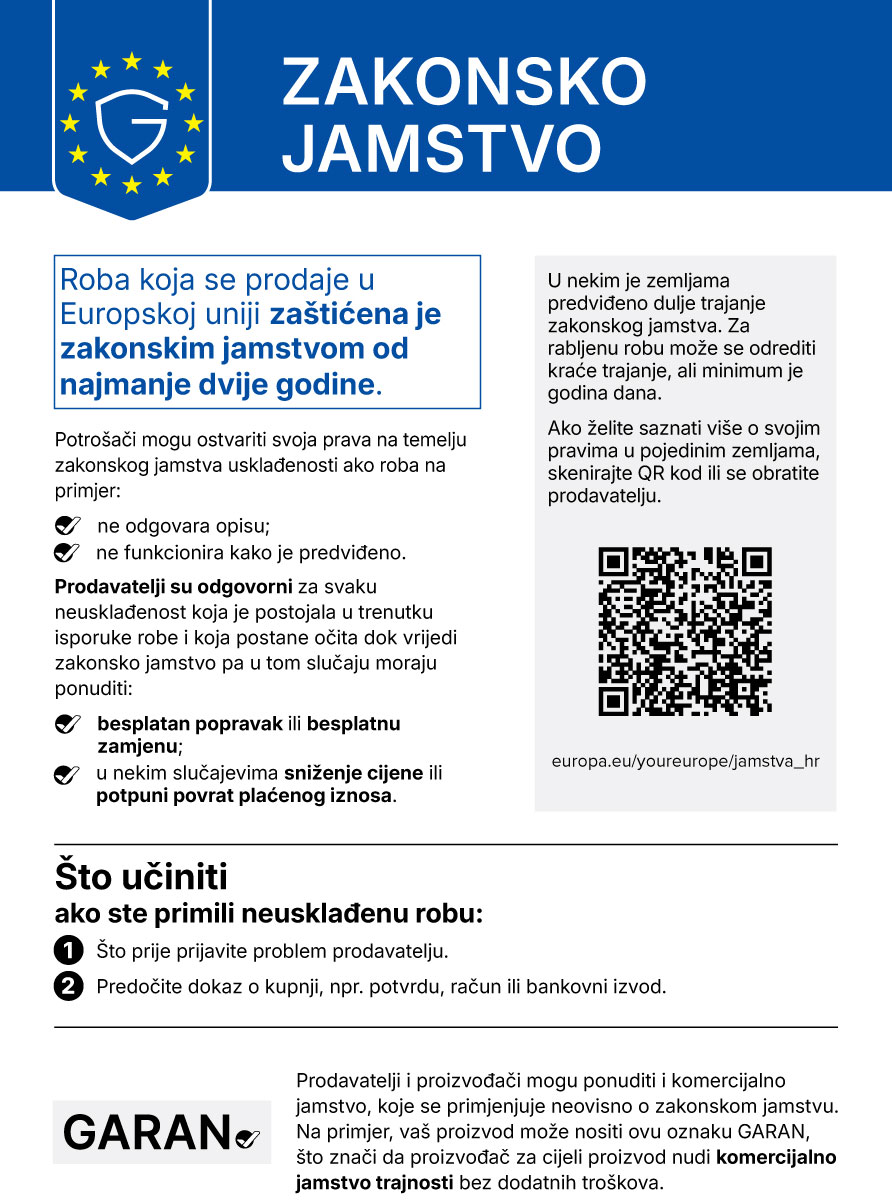 EU obavijest o zakonskom jamstvu